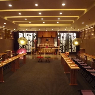 神前式会場も本当に立派でした。