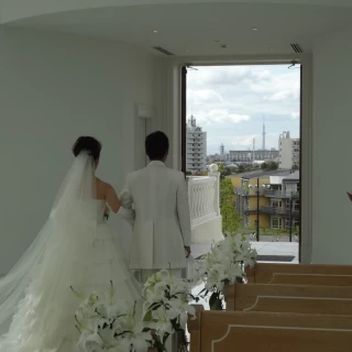 チャペル：スカイツリーも見えます♪