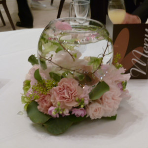 ゲストテーブル装花|341750さんのBLANC ANGE（ブランアンジュ）の写真(24734)