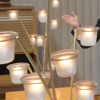 チャペルのキャンドル