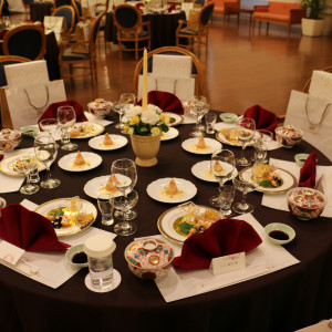披露宴開始前のテーブル。|346779さんのホテルマリターレ創世 佐賀の写真(81185)