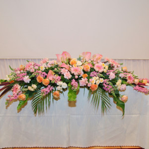 メインテーブルの花|347503さんのホテルヴェルデの写真(147900)