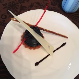 黒ゴマのモンブラン！おいしかったです。