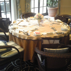 ゲストテーブル|348482さんのナチュラルホームウエディング ヴィラドゥの写真(59144)