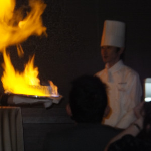 焼きアイスケーキの演出|348613さんのANAクラウンプラザホテル広島の写真(55598)