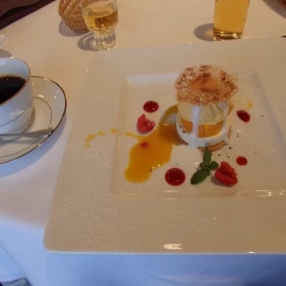 デザートとコーヒー
