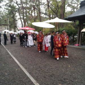 神社での結婚式|349420さんの浜松八幡宮　楠倶楽部の写真(39652)