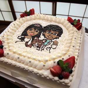 ウエディングケーキ①|351595さんの大洗パークホテル（ウエディング取扱終了）の写真(43451)
