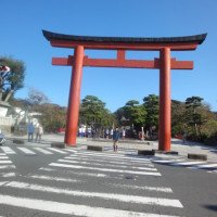 鶴岡八幡宮の入口