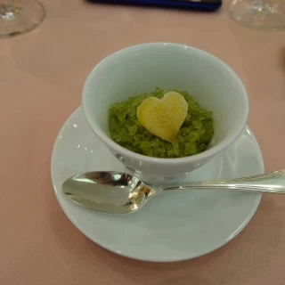 抹茶と柿の口直しです