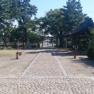 八幡神社　本殿を背にして見える風景|352027さんの八幡の森 迎賓館（尾張八幡神社）の写真(44580)