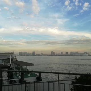 披露宴会場からの景色
空と海がキレイ。また夕日もきれい