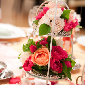 テーブル装花|352706さんのパル法円坂（ウエディング取扱終了）の写真(45462)
