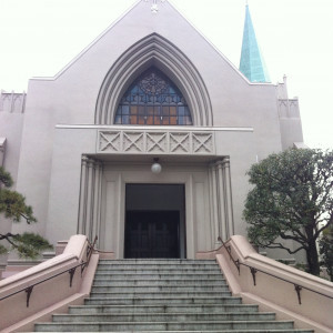 山手　カトリック教会　外観　階段あり|355785さんのカトリック山手教会の写真(87715)