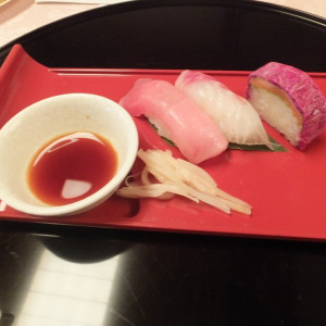 お寿司（一番右は菊のお寿司）|356119さんのホテルニューオータニ長岡の写真(51310)