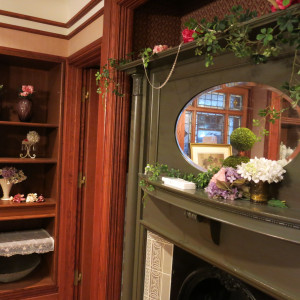 暖炉の上に鏡が！小物もこだわっていて、落ち着く待合室。|360271さんのAngelina Sweet（アンジェリーナスイート）の写真(66581)