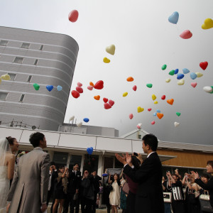 憧れのバルーンリリース！|360441さんのホテル阪急エキスポパークの写真(71531)