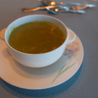 コース料理のスープ