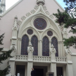 教会の正面は重厚感があります＊|360700さんの夙川カトリック教会の写真(103511)