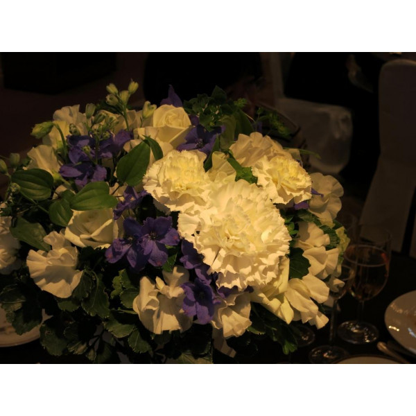 テーブル装花にさりげない演出 ハイアット リージェンシー 東京 ウエディングパーク