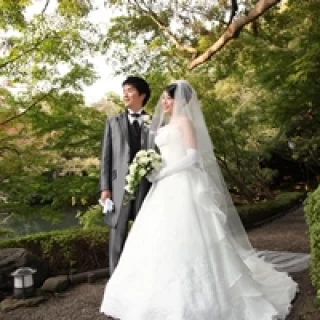 お庭での撮影