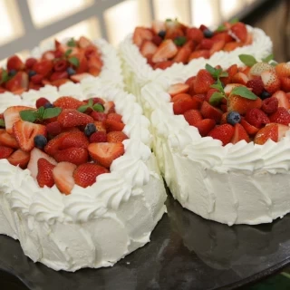 とてもかわいケーキをつくってもらいました。