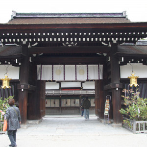 式場は中門のなか|363502さんの下鴨神社の写真(98370)