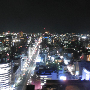最上階の披露宴会場から見た広島市内の夜景。|364240さんのリーガロイヤルホテル広島の写真(87609)