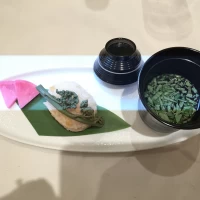 蕨ご飯　順菜吸い物