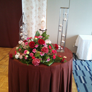 キャンドル装花|364954さんのANAクラウンプラザホテル札幌の写真(132616)