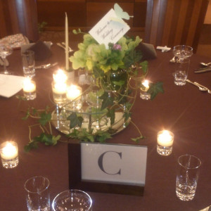 ゲストテーブル装花|365843さんの京王プラザホテル札幌の写真(131585)