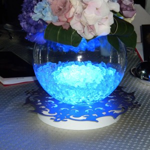 テーブル装花の演出。|365906さんのアールベルアンジェ秋田の写真(99533)