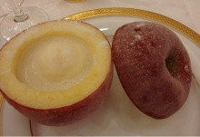 お口直し。リンゴ丸々一個つかっているところがゴージャス！|366259さんのザ・カナルハウスの写真(128428)
