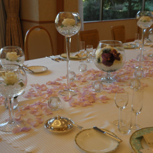 テーブル装飾|366708さんのフォレスト・イン 昭和館(オークラホテルズ&リゾーツ)の写真(96463)