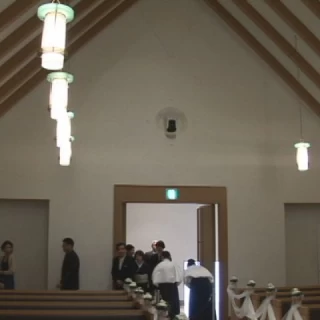 チャペルの入り口側です