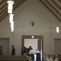 チャペルの入り口側です
