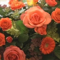 メインテーブルのお花