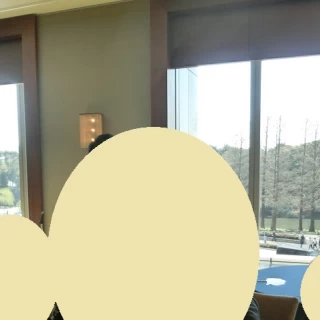 披露宴会場からの外の景色はこんな感じ。