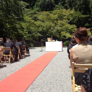 外での結婚式|367451さんの京都東山山荘（営業終了）の写真(98848)