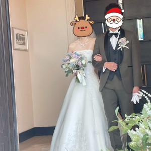 チャペル入場|367704さんのヒルサイドクラブ迎賓館（徳島）/テイクアンドギヴ・ニーズウェディングの写真(2465510)