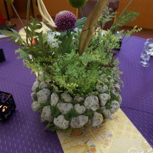 テーブル装花|367899さんの名古屋迎賓館 The Bankers Club （ザ・バンカーズ クラブ）の写真(113118)
