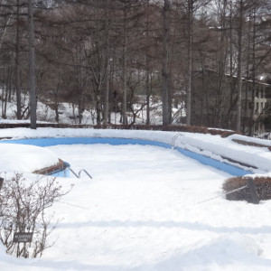 プール　冬は雪のため水ははっていない　ぜひ夏も見てみたい|368291さんの蓼科東急ホテルの写真(108845)