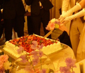 ウエディングケーキ|368457さんのマリアグレース北山貴賓館（N style wedding）（ウエディング取扱終了）の写真(111468)