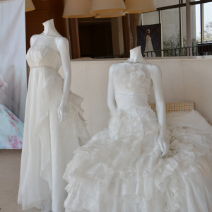 ウェディングドレスの展示|368717さんのロテル・ド・比叡の写真(104439)