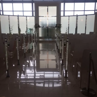 階段を上がったところにあるチャペル
