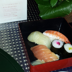 コース料理の握り寿司です。量も手ごろで美味しかったです。|369448さんの紅梅亭（琴平グランドホテル内）の写真(108307)