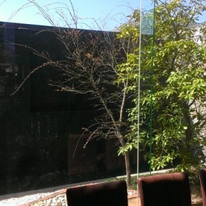 カフェの外に滝？が流れてました|370006さんのHAMILTON HOTEL KAZUSA（ハミルトンホテルカズサ）の写真(111262)