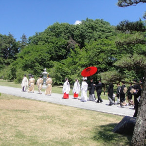 神前式の参列の様子|370701さんの和泉荘の写真(534900)