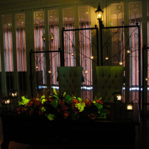 メインテーブル|370701さんの冠稲荷神社 宮の森迎賓館 ティアラグリーンパレスの写真(449782)