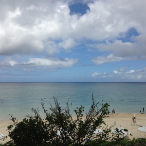 ホテル側から見るビーチ|370739さんのクラブメッドカビラビーチの写真(114225)